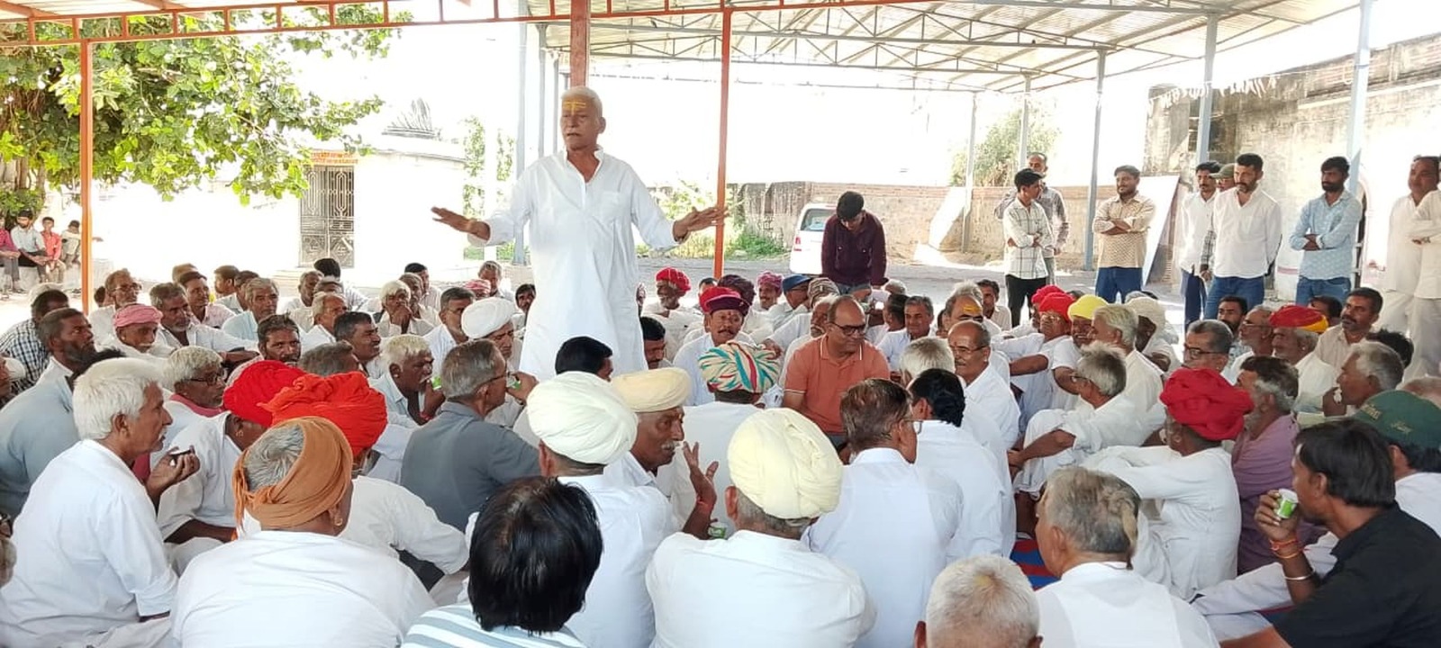 भूतेश्वर महादेव मंदिर भूतगांव में आयोजित हुआ किसान सम्मेलन