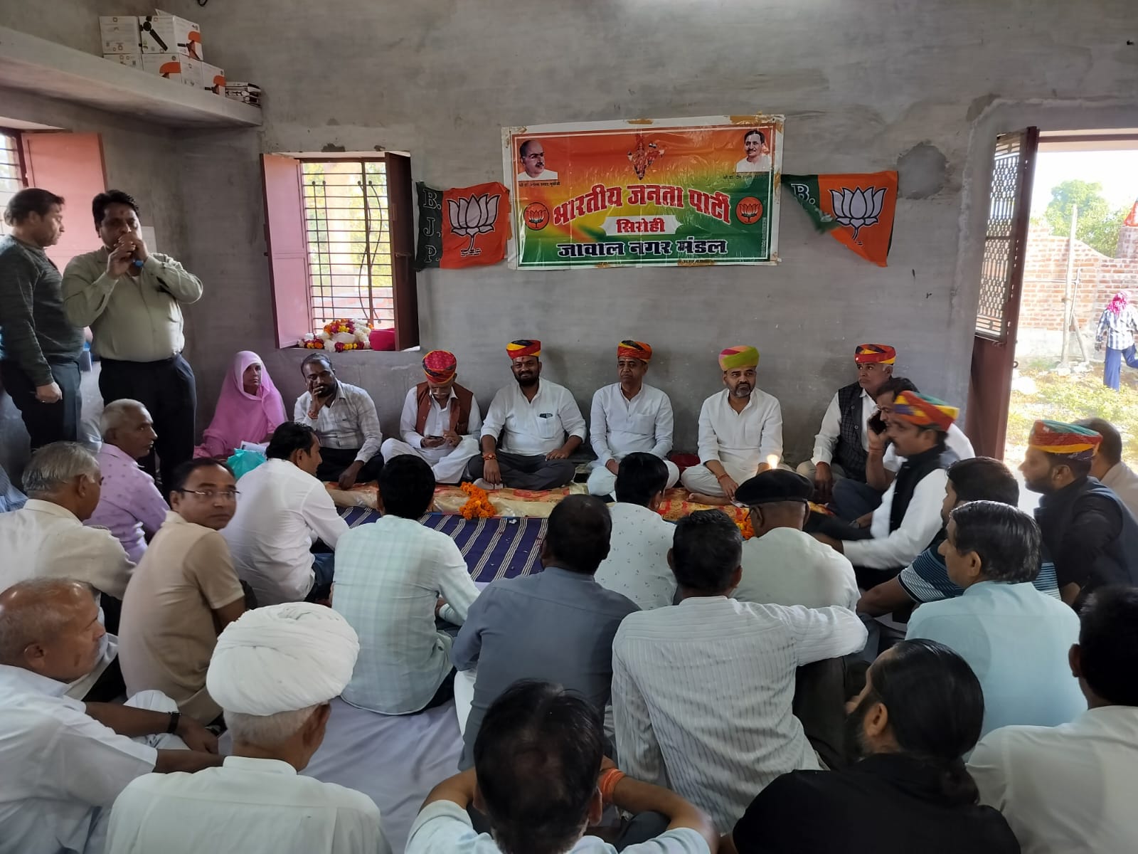 भाजपा प्रदेश में मंत्री बनने पर नारायण पूरोहित का जावाल में हुआ स्वागत