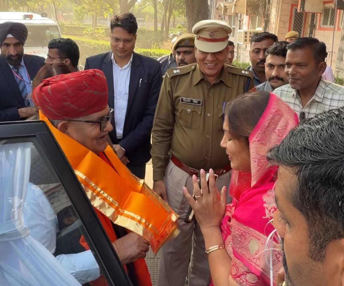 पंजाब के राज्यपाल कटारिया का सिरोही में भाजपाईयों ने किया गर्मजोशी से स्वागत