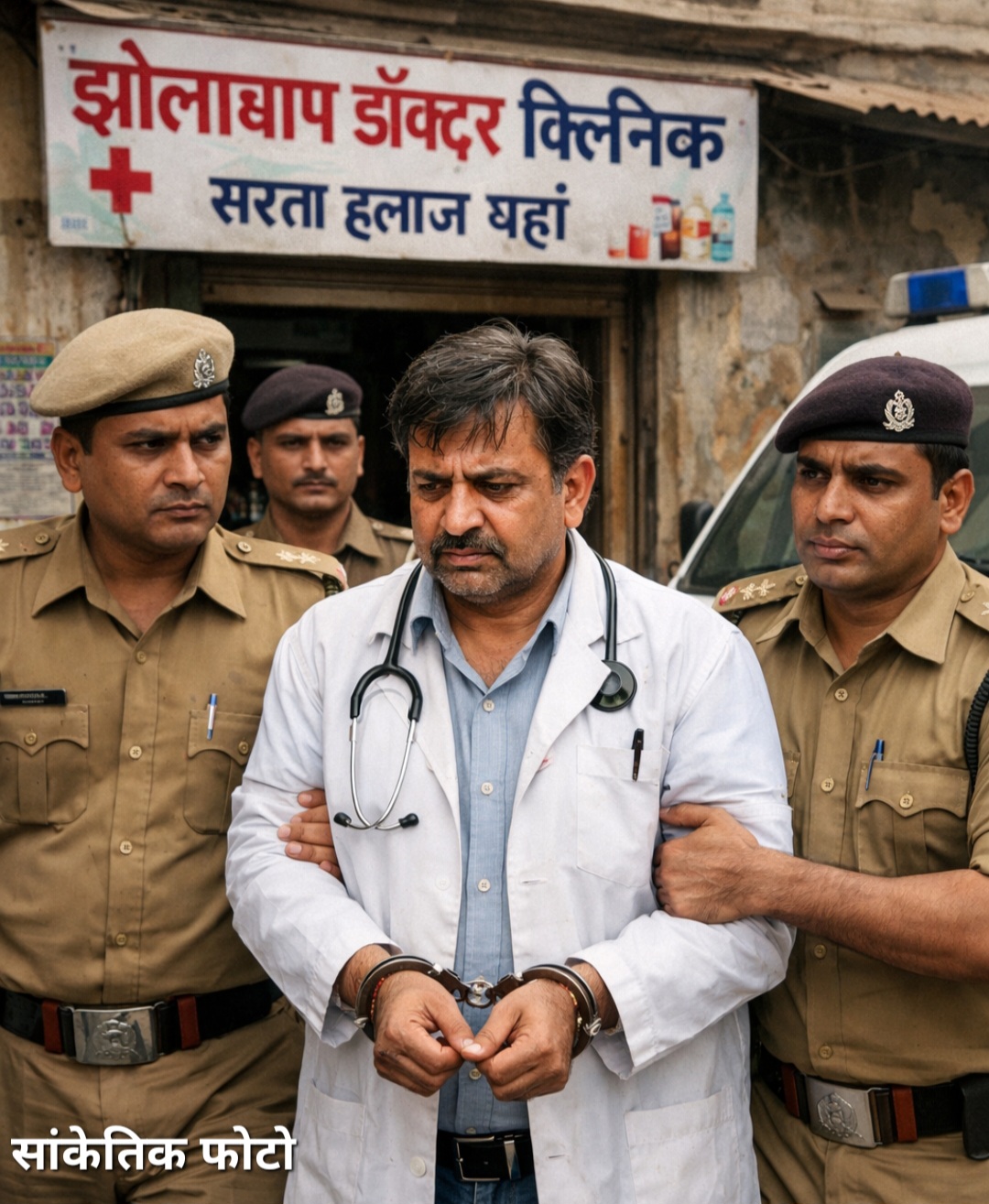 रेवदर क्षेत्र में स्वास्थ्य विभाग की बड़ी कार्रवाई, झोलाछाप नीम हकीम गिरफ्तार, दो अवैध क्लिनिक सीज