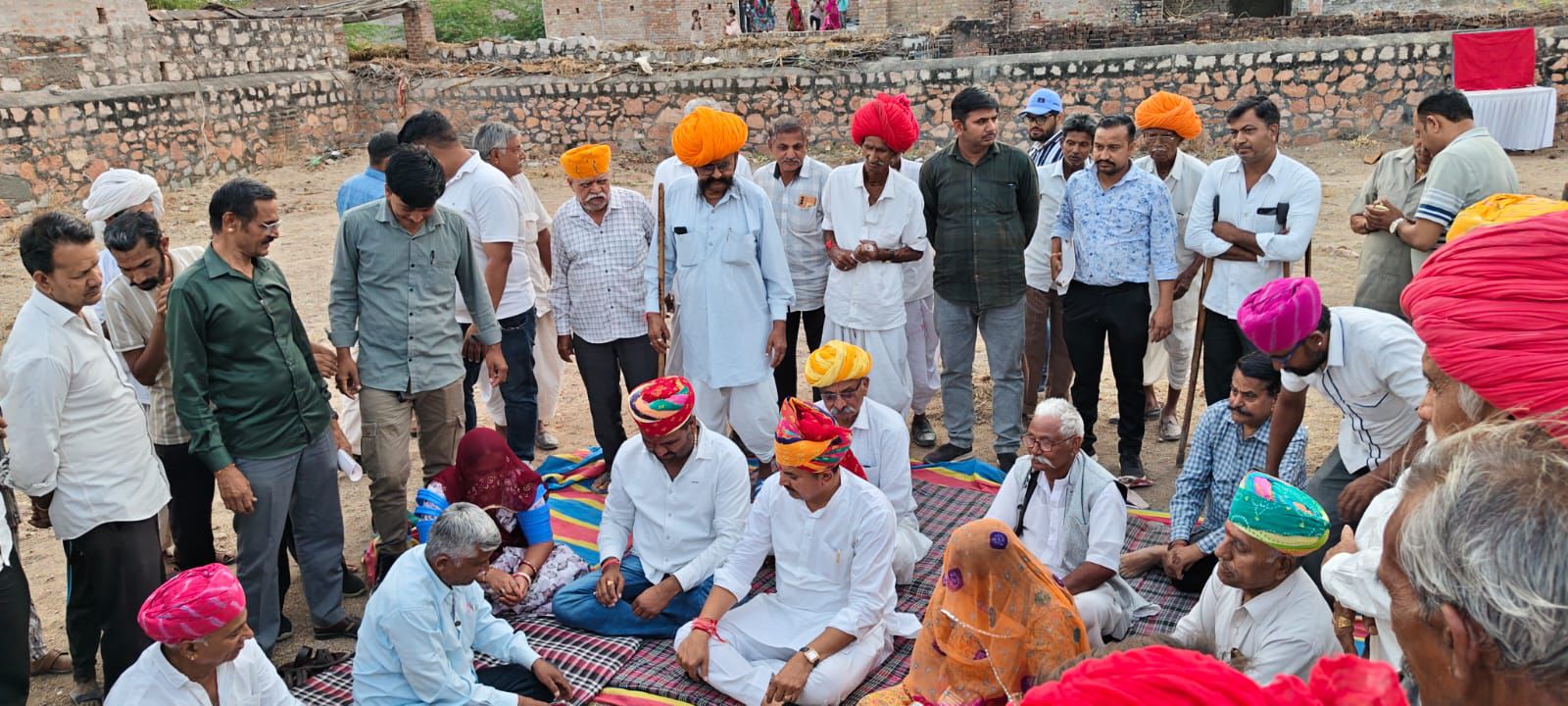 विधायक छगनसिंह राजपुरोहित ने भूति में 250 MT नवीन गोदाम का किया शिलान्यास