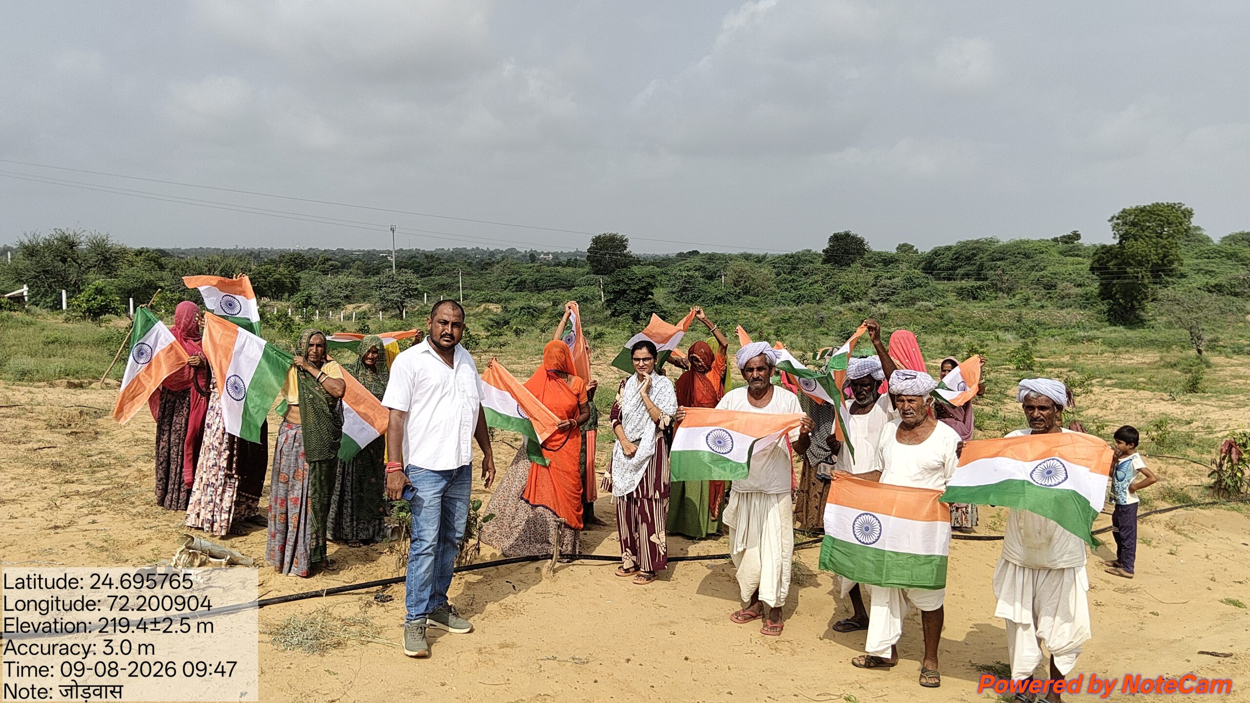 जोड़वास में ‘हर घर तिरंगा’ रैली का भव्य आयोजन, तिरंगे के नारों से गूंजा आसमान